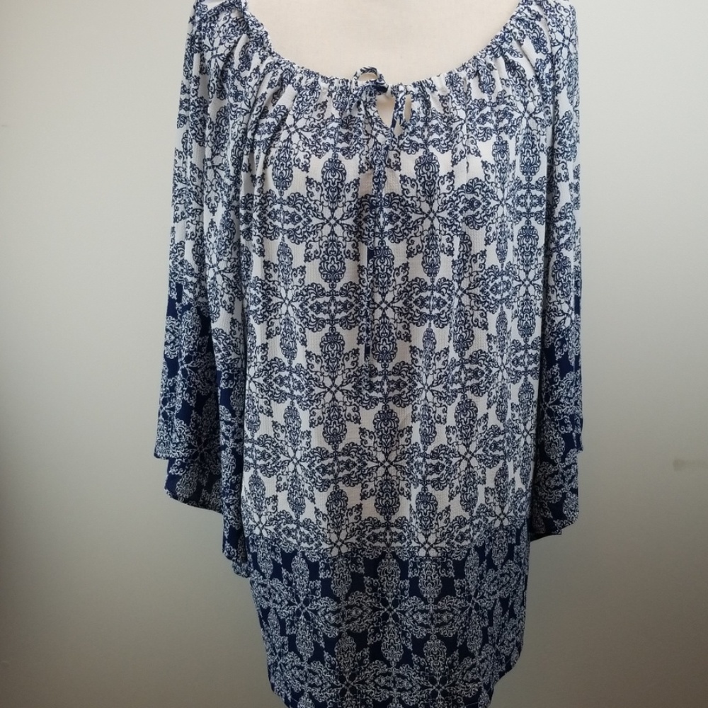 New Direction Flare Sleeve Top